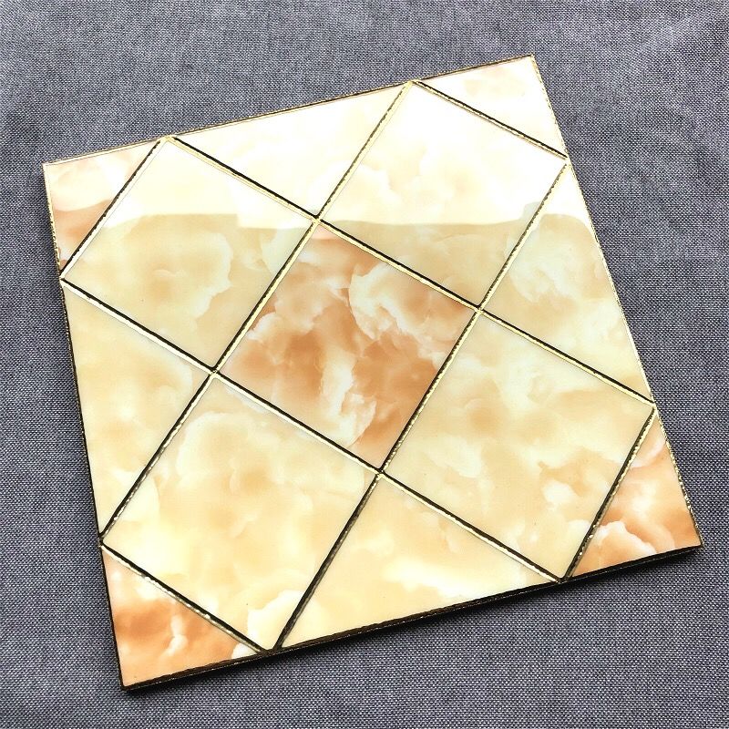 卫生间抛晶砖300x300抛金砖厨房阳台浴室无限拼镀金k金砖防滑地砖 fh0