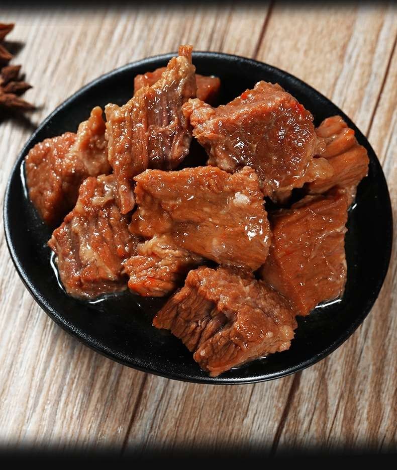 买23150g红烧牛肉罐头即食红焖方便食品速食下饭菜零食熟食牛肉罐头买