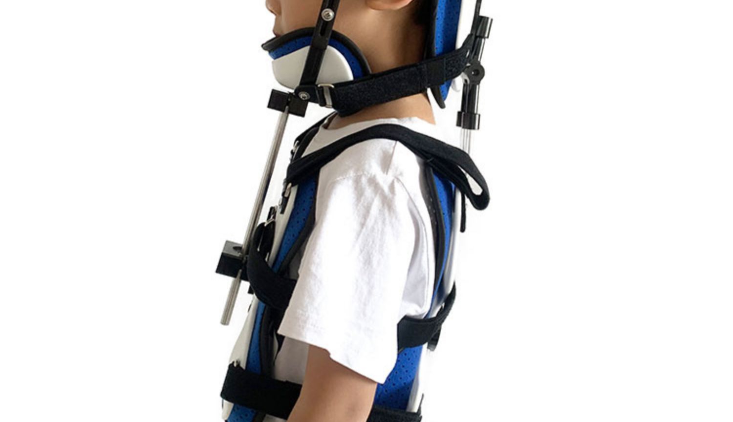 小儿斜颈固定支具可调头颈胸矫形器颈部颈椎骨折术后歪脖子矫正普通款