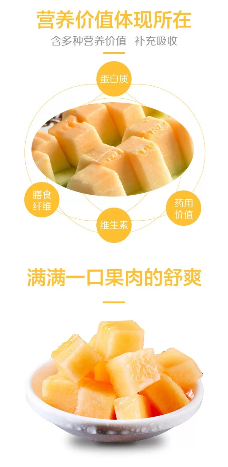 【空运】正宗新疆特产伽师瓜 八六王哈密瓜 新鲜当季水果 喀什甜瓜 现