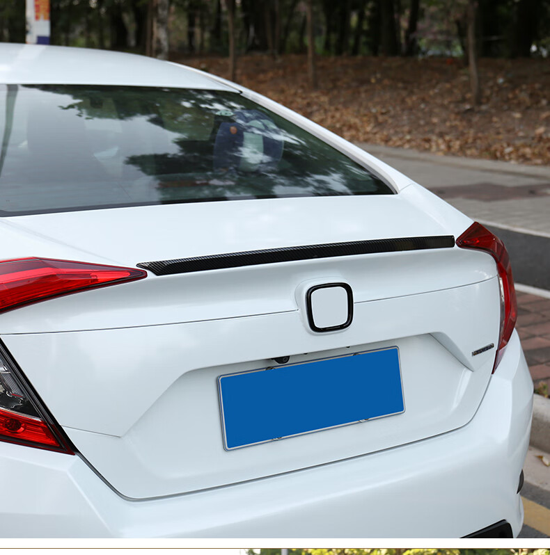 适用于十代思域小尾翼适用于本田飞机翼跑车翼改装压尾个性装饰配件小