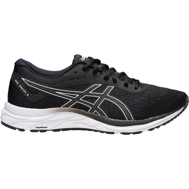 asics亚瑟士男士跑步鞋稳定透气运动鞋1011a165 black/white 8.
