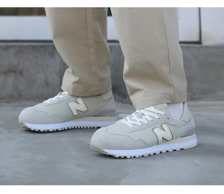 新百伦旗舰店女鞋nb515运动鞋百搭情侣鞋n字鞋休闲跑步鞋 橙色 45偏