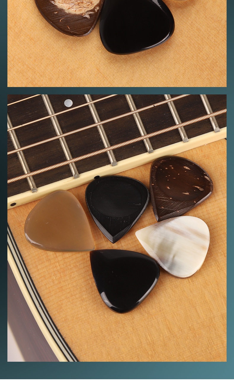 英产timbertone金伯顿牛角牛骨吉他拨片电吉他爵士速弹贝司拨片jazfbl