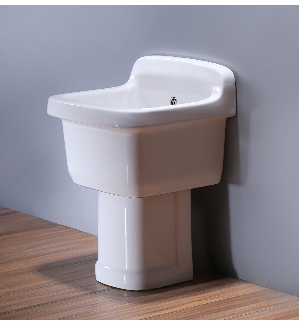 科勒(kohler) 拖把池k-6192t诺玛家用阳台拖把槽带落水卫生间拖把池k