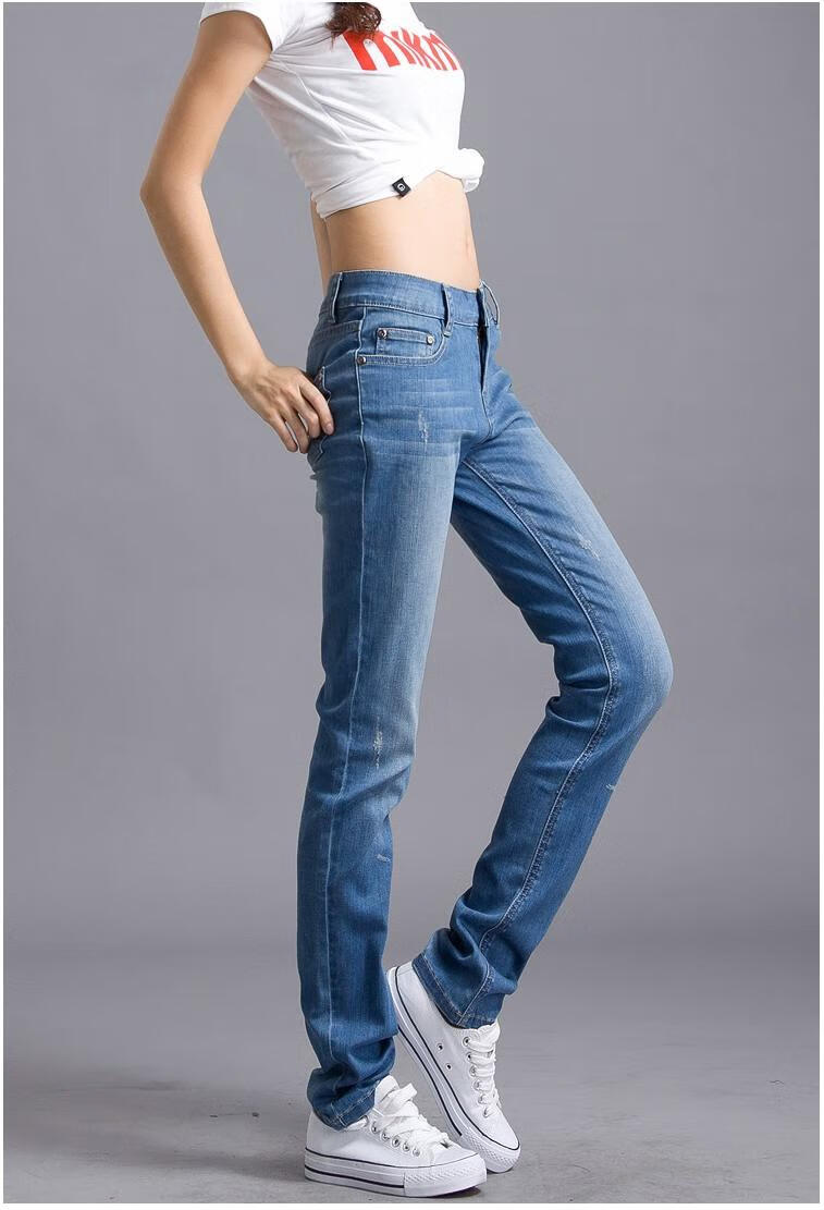 筑造(zhuzao)_ujxw 低腰牛仔裤女直筒裤春秋直筒牛仔裤女裤休闲百搭