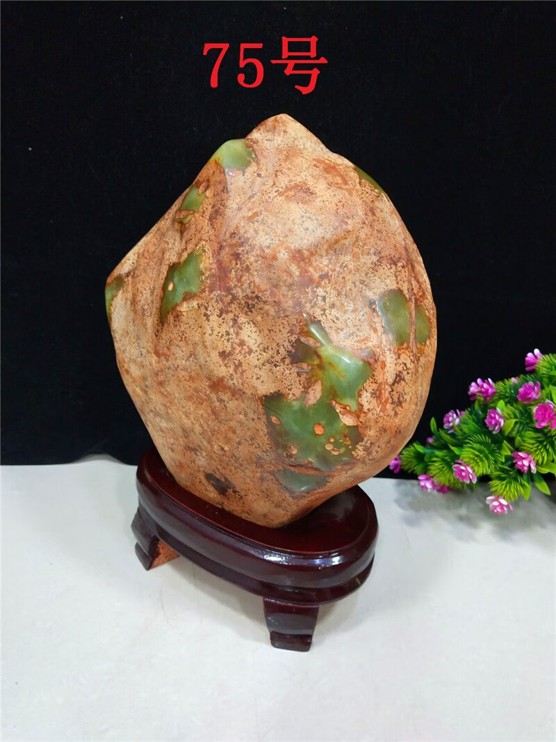 古珍现货秀玉原石奇石石头摆件岫岩玉画面观赏石家居礼品收藏送长辈