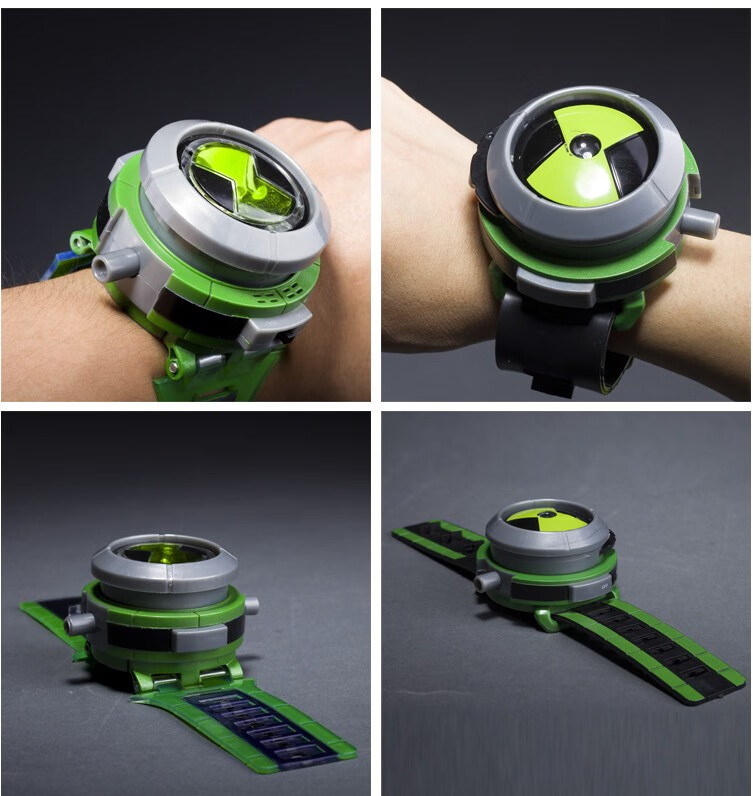 迪士尼少年核客手表ben10少年骇客田小班手表玩具omnitrix变身器外星