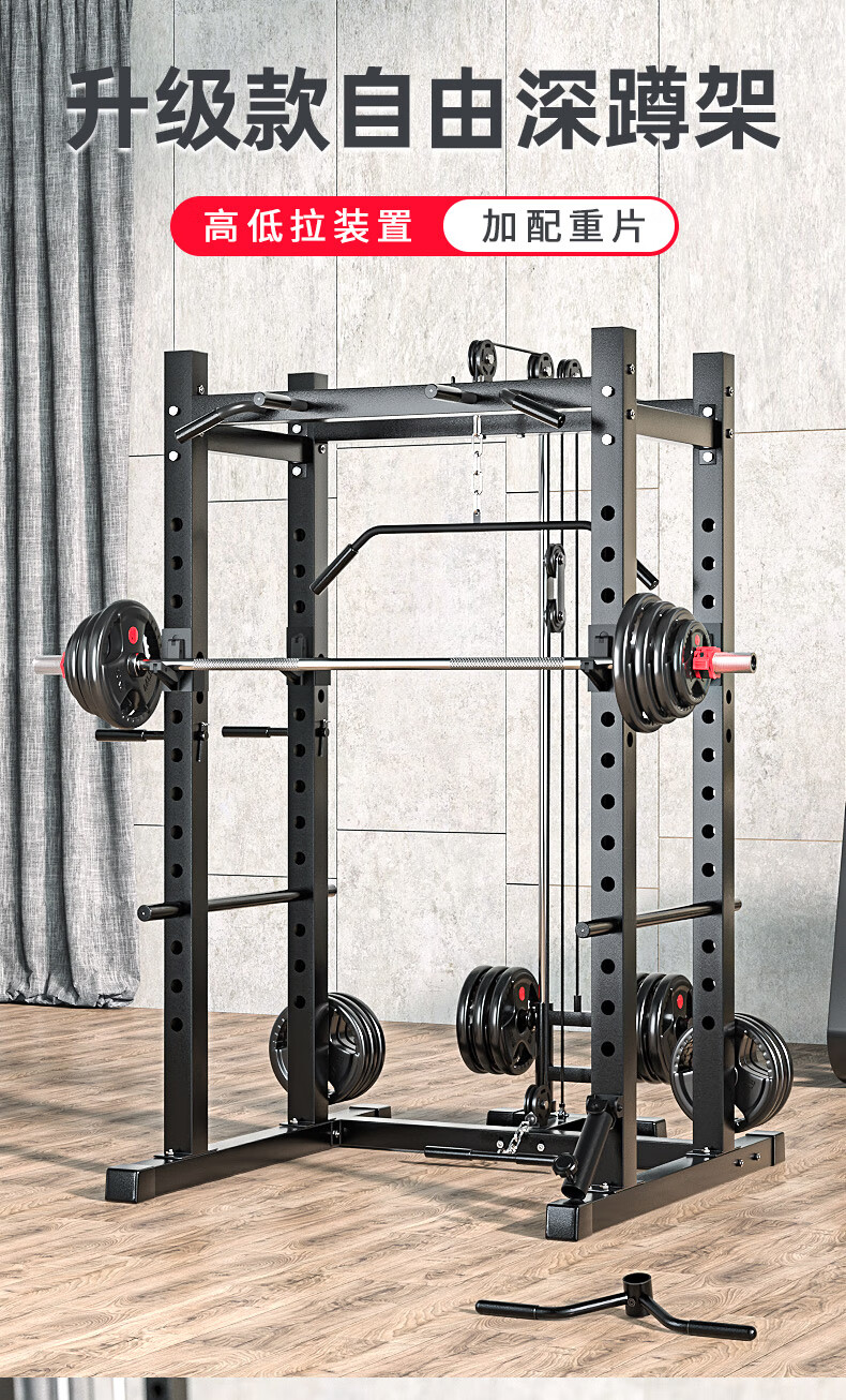 多功能一体龙门架家用健身高位下拉器综合训练器框式深蹲器材 基础款