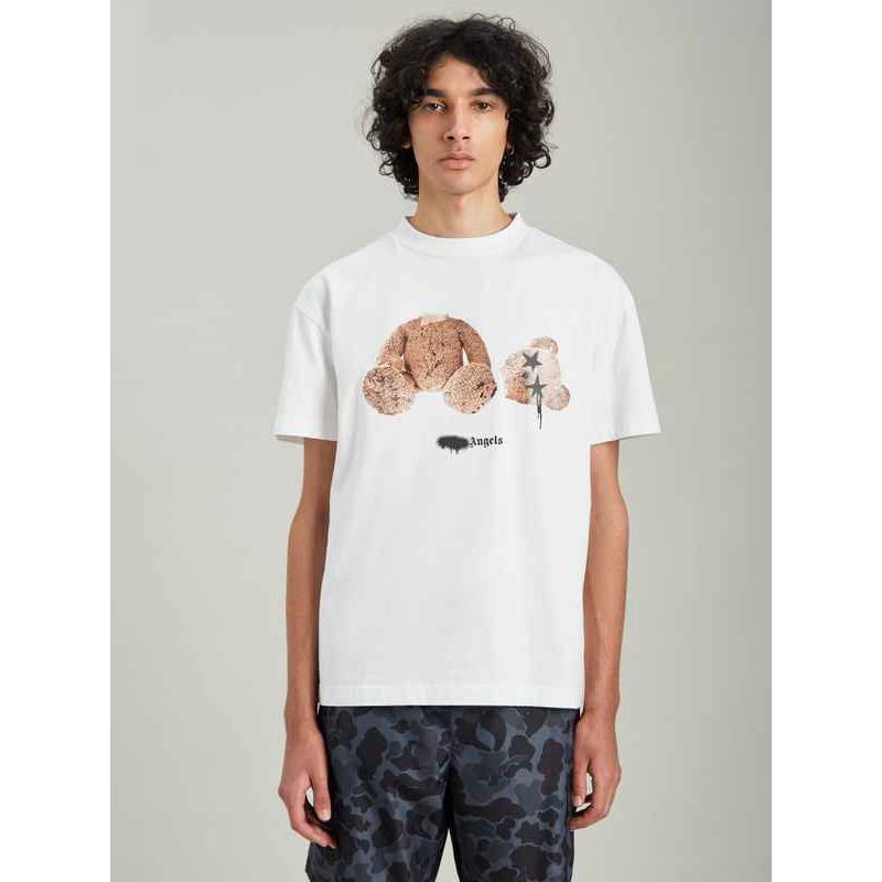 棕榈天使palm angels t恤男士奢侈品logo印花工艺短袖t恤 0160 m