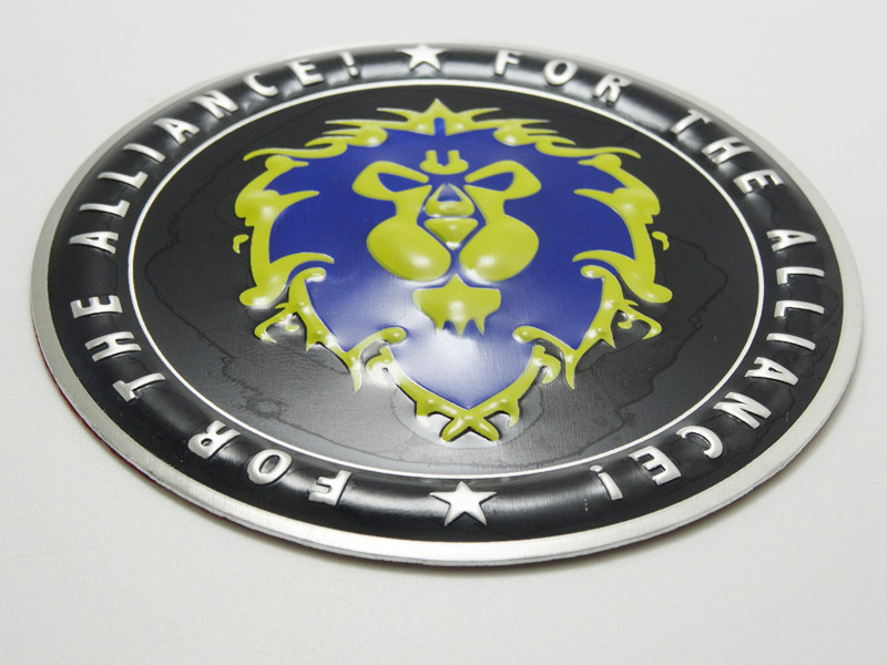 魔兽世界车贴wow汽车车贴为了部落联盟魔兽车标 油箱贴 部落车贴 部落