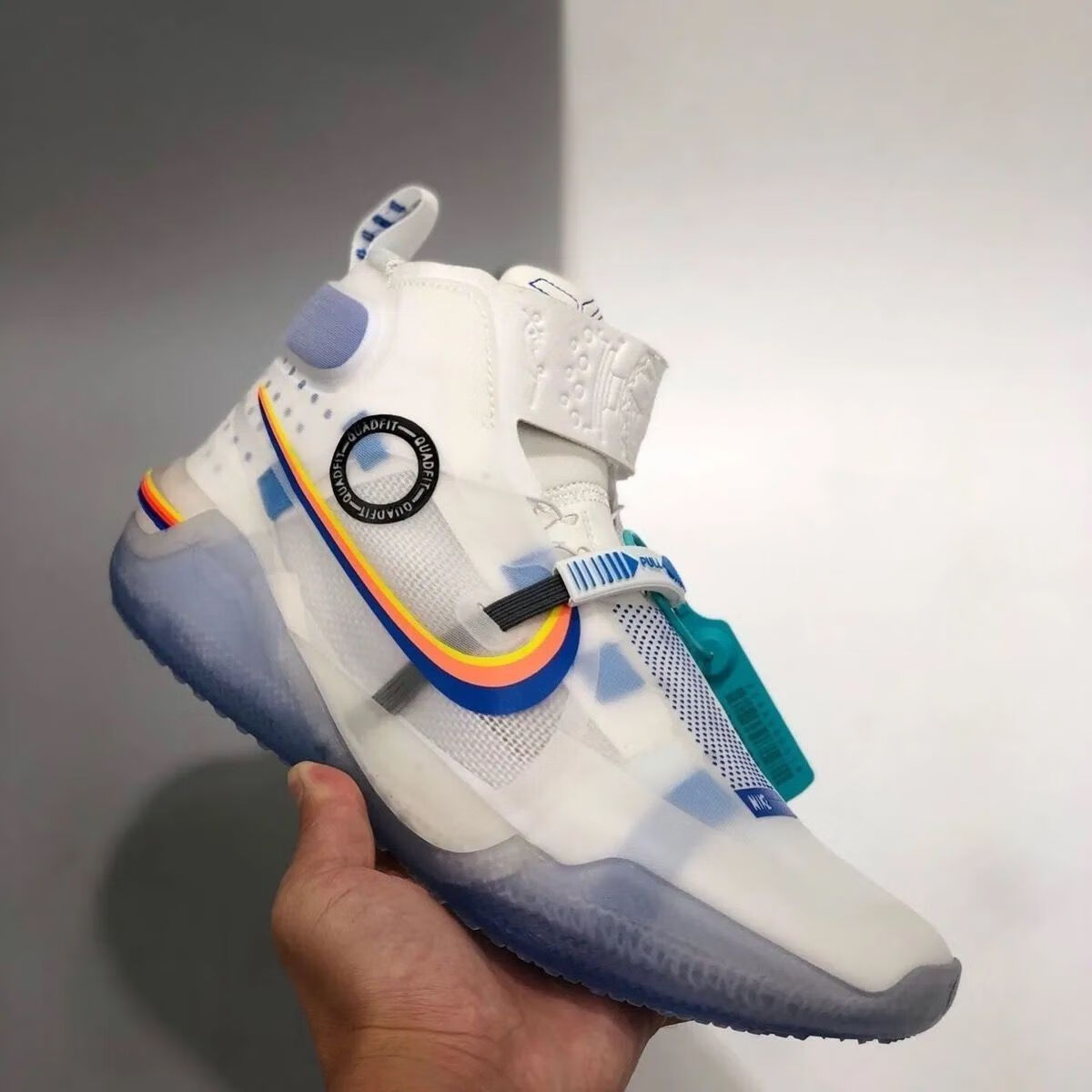 官方舰店12代全明星nxt fastfit ad高帮缓震篮球鞋 藏青色_科比nxt