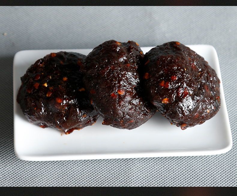 依夫豆豉果特产农家手工自制酱果咸辣甜辣下饭小菜圆豆豉果微辣味香辣