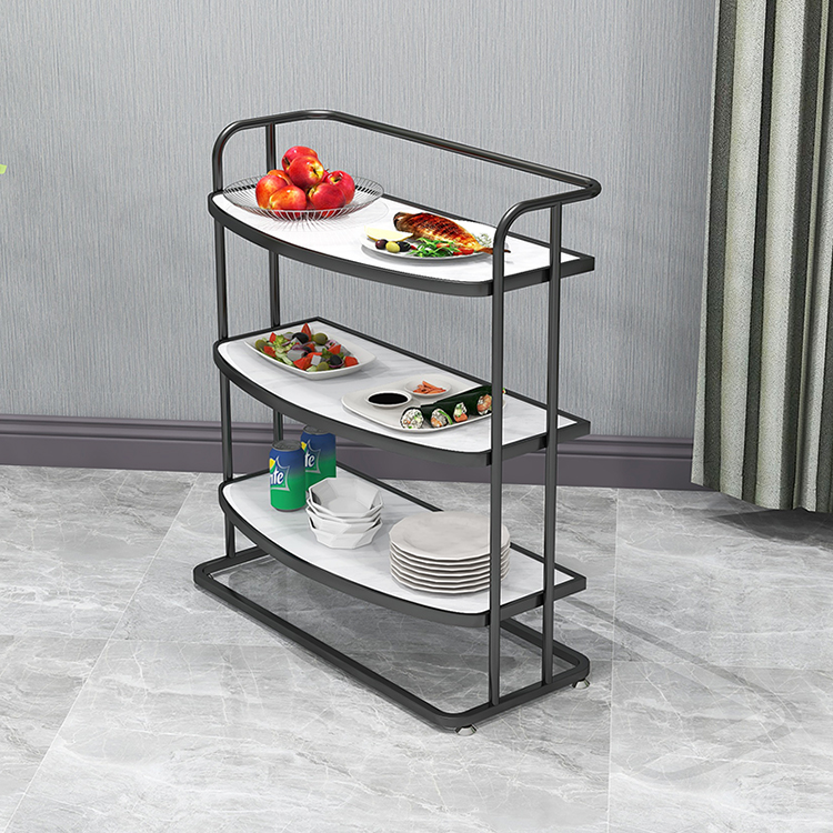 店专用烧烤放菜品层架饭店商用摆蔬菜盘烤肉店架子三层长60宽30防水板