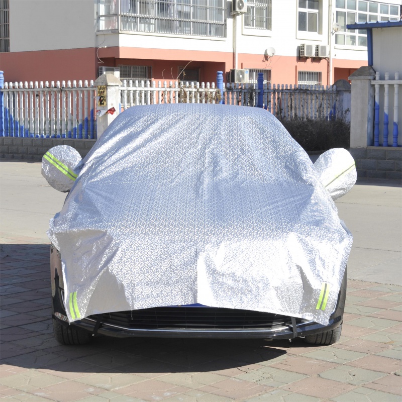 适用于防冰雹汽车保护罩加厚车衣防冰雹加棉特厚半身车顶半罩汽车保护