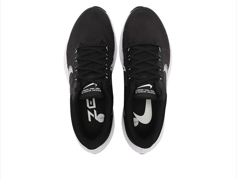 nike耐克男鞋air zoom winflo8气垫男子休闲运动跑步鞋cw3419- 黑色