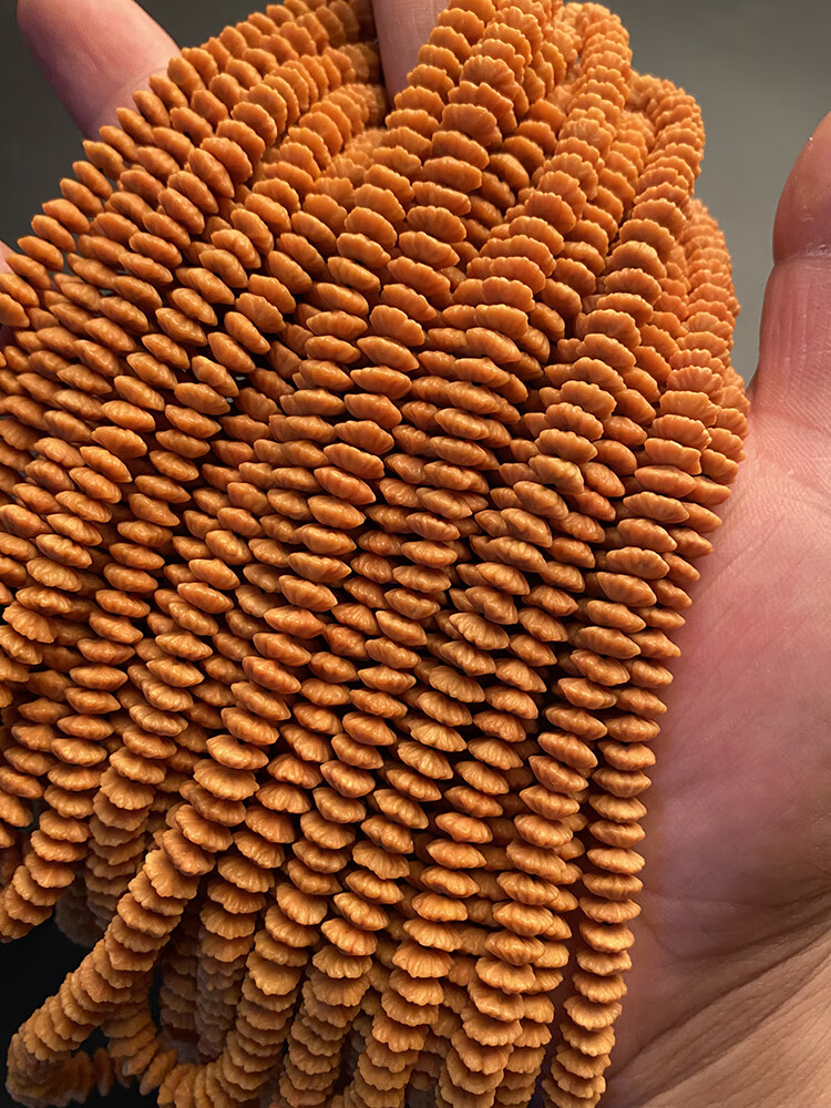 朴春 安徽九华山金叶莲花菩提手串 金钱子莲花菩提216颗冷门小众文玩