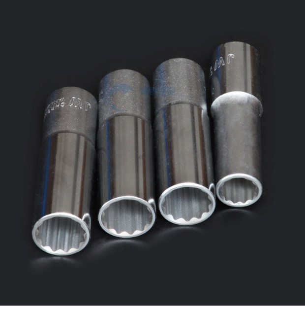 惠利得 台湾1/2加长型梅花套筒 十二角梅花套筒头 12角加深花角套筒子