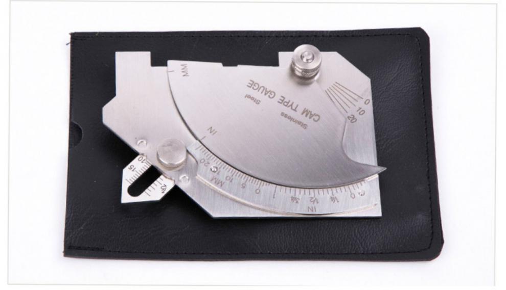 焊缝检测尺焊接检验尺二片规hjc40b开槽