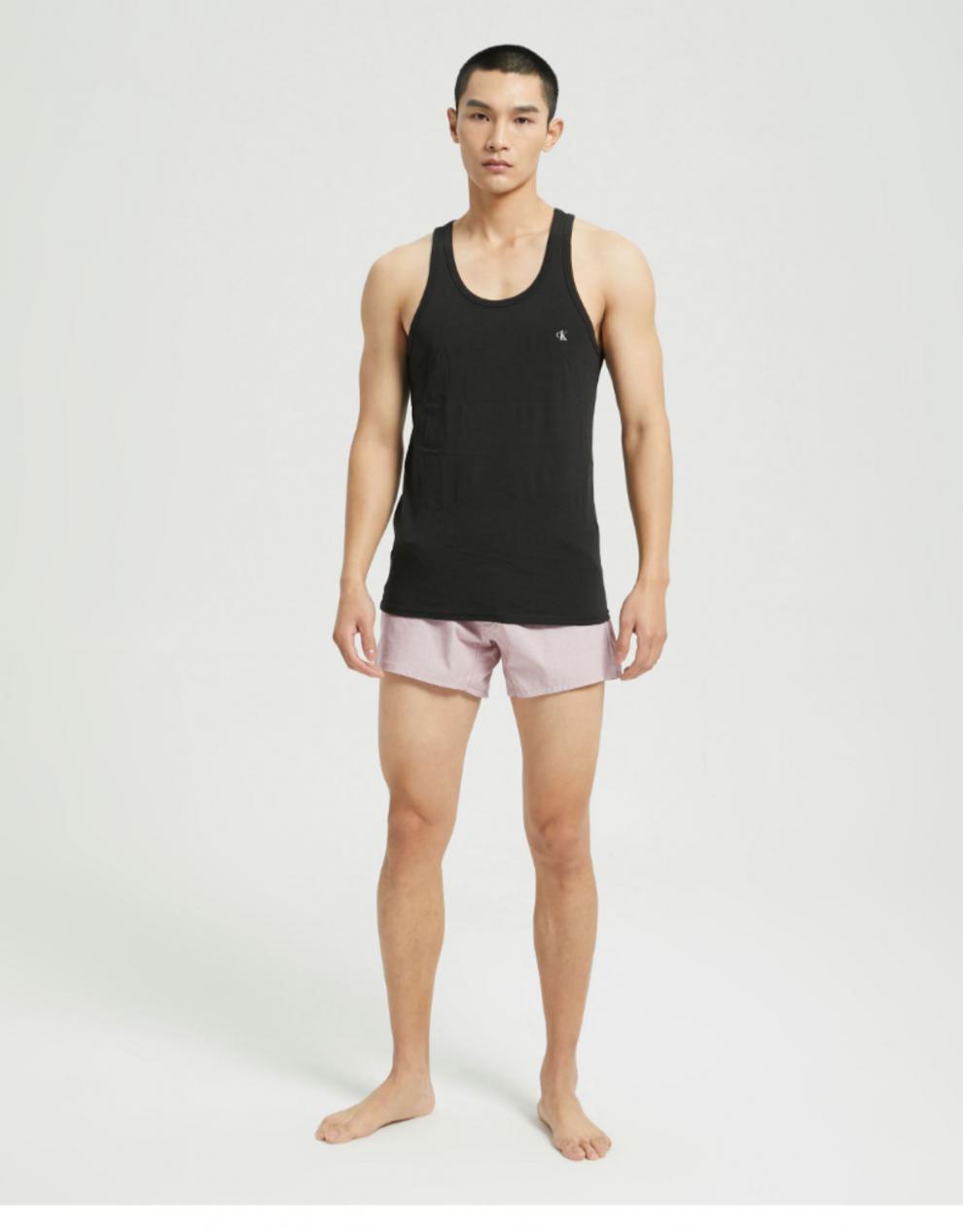 ck内衣 男士休闲两件装ck one字母印花舒适居家背心nb2219 100-白色 s