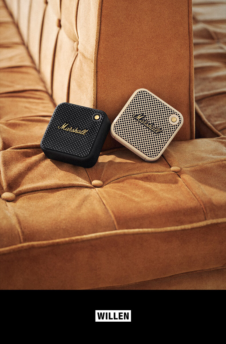 马歇尔(marshall) willen 无线蓝牙音箱户外露营便携低音防水小音响
