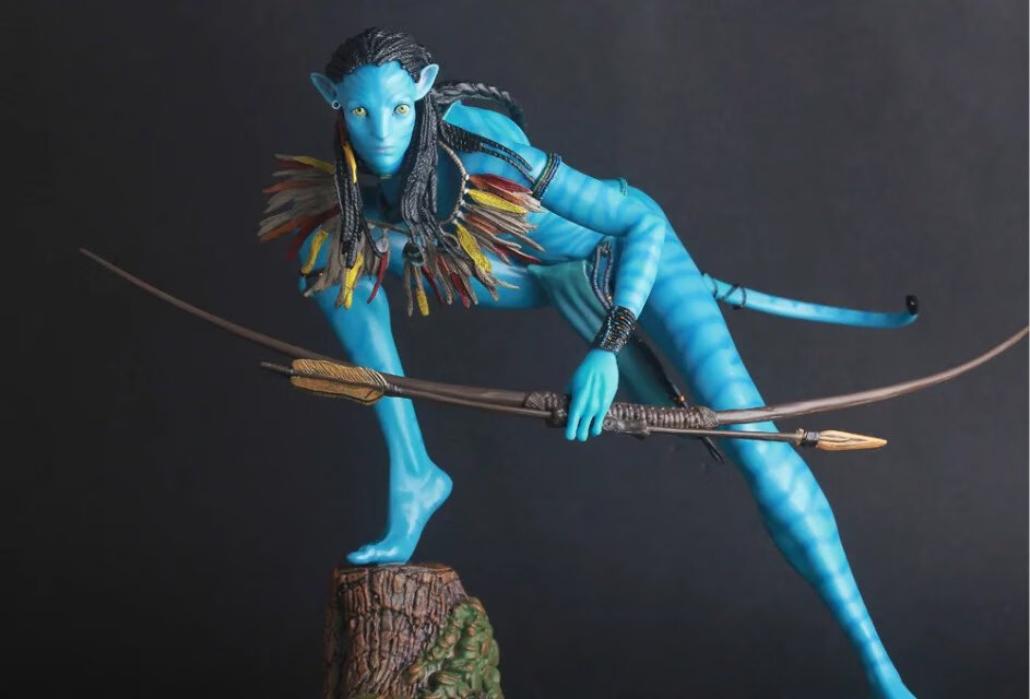 bgtqz阿凡达avatar15寸纳美人杰克涅提妮模型摆件 男阿凡达杰克 高度