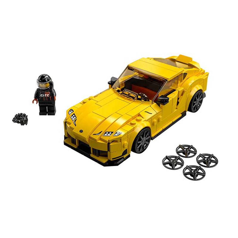 樂高(lego)積木超級賽車系列76901豐田grsupra7歲 兒童玩具跑車賽車