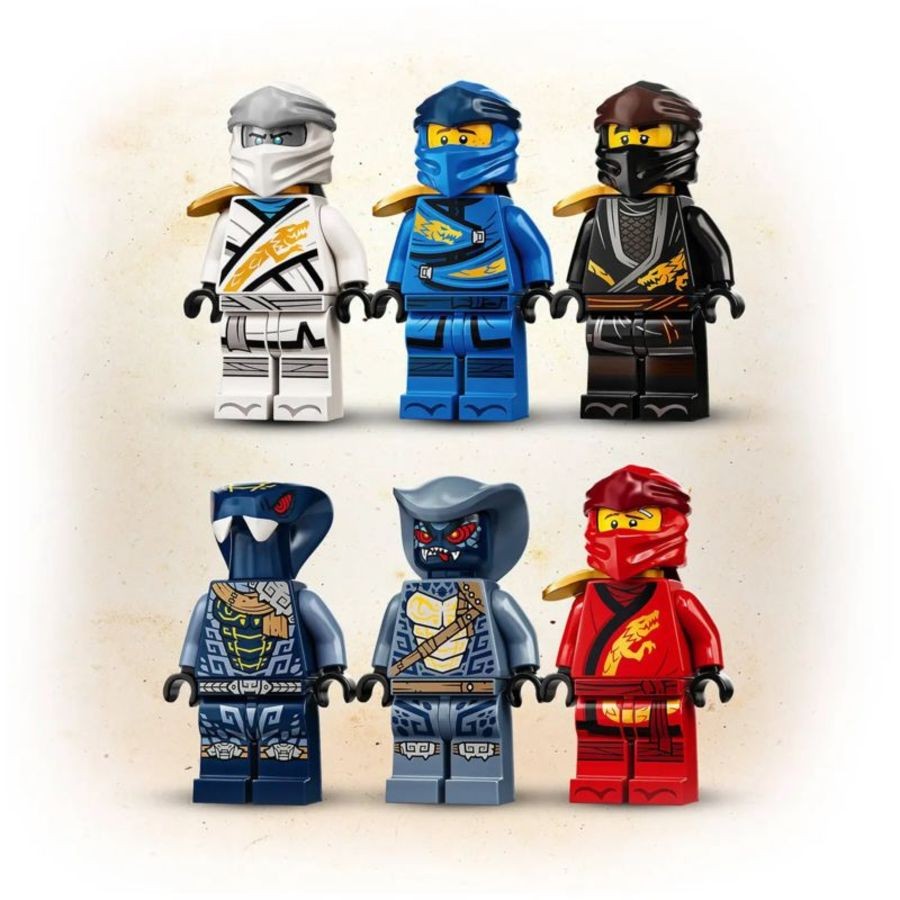 乐高(lego)71739 ninjago忍者4合1汽车玩具套装 9岁  725片男孩玩具【