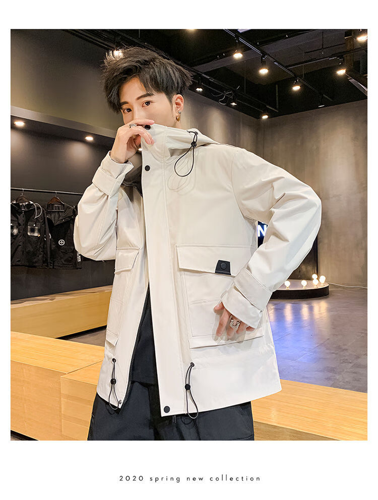 闻柏 修身外套外穿夹克青春流行春季春装长袖韩版薄款青春活力男士