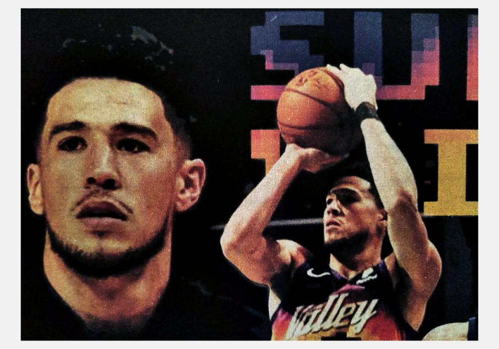 tgaavbooker布克t恤太阳队nba球星篮球短袖美式圆领嘻哈长t上衣