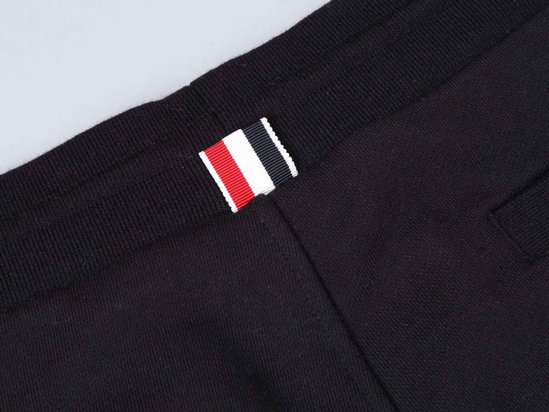 新款tb织四条杠短裤棉休闲夏季卫裤男女运动休闲裤情侣沙滩裤 黑色 0