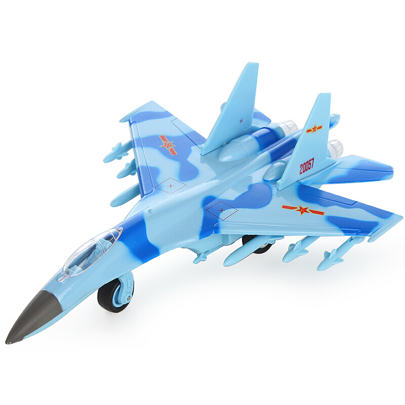 定制仿真战机战斗机航天飞机轰炸机歼十回力合金飞机模型儿童玩具飞机
