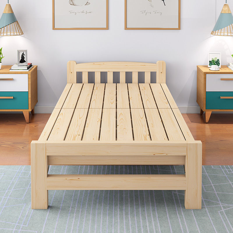 梓椿折叠床单人床家用成人简易经济型办公室实木出租房小床双人午休床