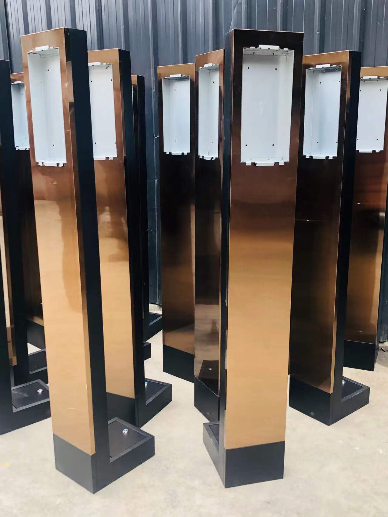 可视对讲底座小区门口机立柱门禁立柱人脸识别立柱底座曦筱茵 80*80*