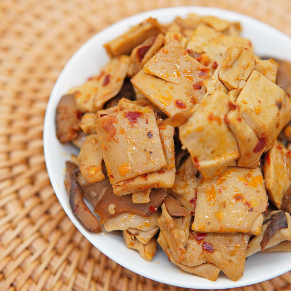 宋大妈香菇豆干500g五香辣鸡汁烧烤豆腐干零休闲零食品重庆特产 鸡汁