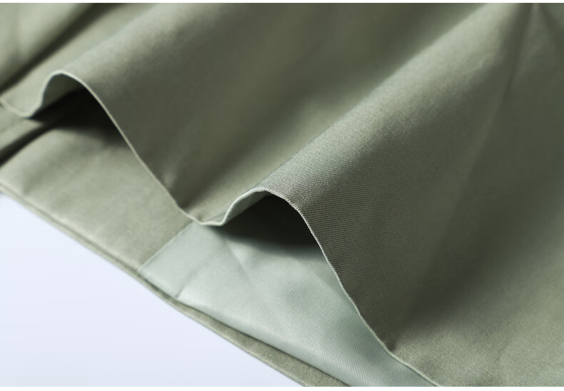 洋气长袖外套ol气质修身流行小个子长款中风衣女春季新品香脂绿s155