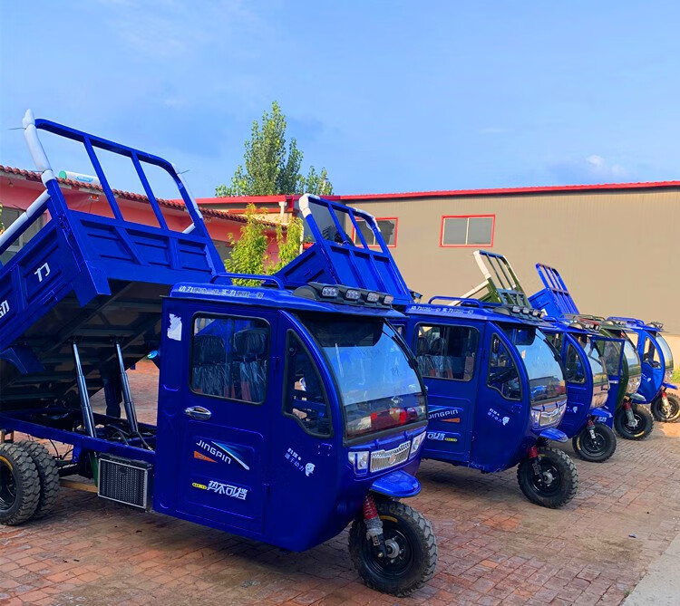 新款宗申动力三轮车摩托车 全新汽油三轮摩托车双人半封闭棚车175-350