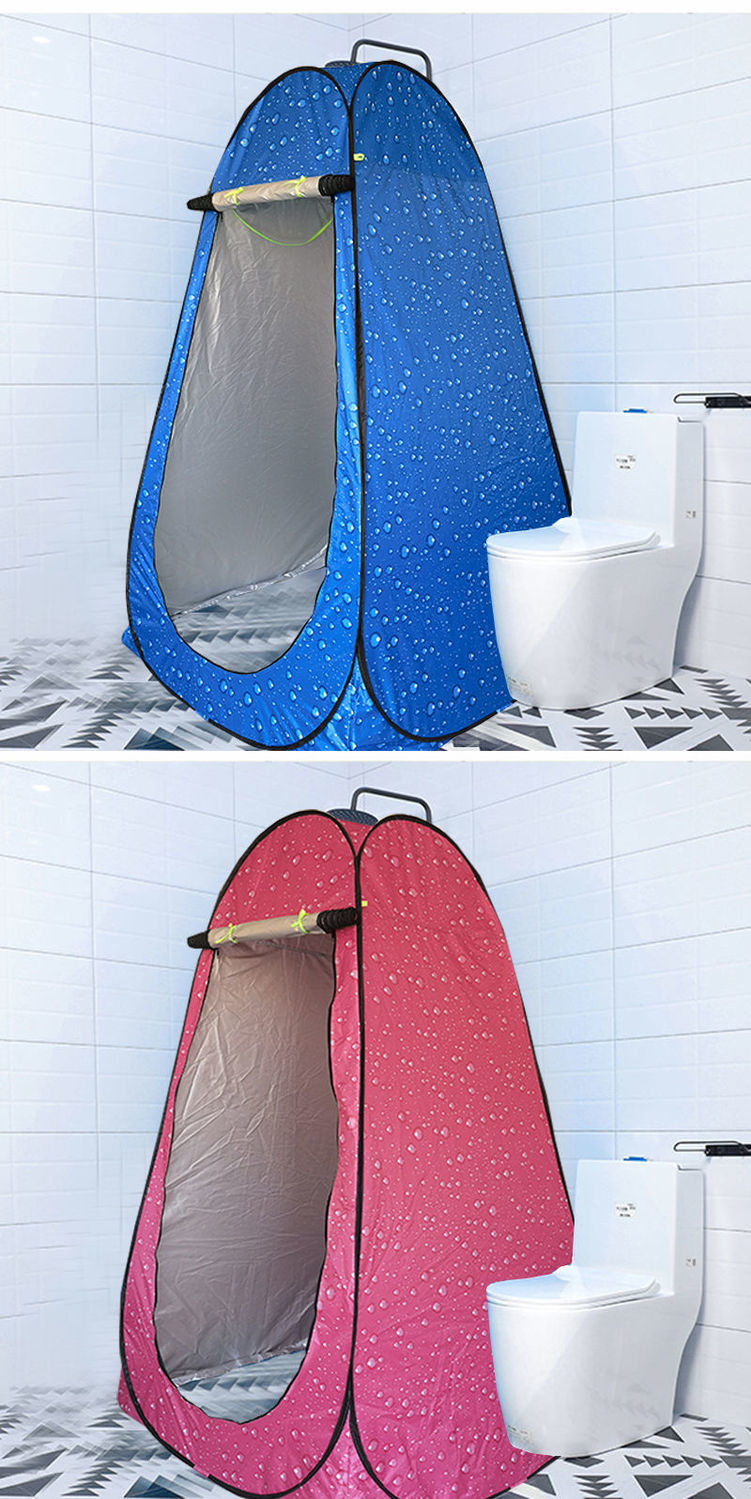 工厂直发加厚保暖洗澡帐篷全自动家用农村淋浴房洗澡神器浴罩浴帐更换