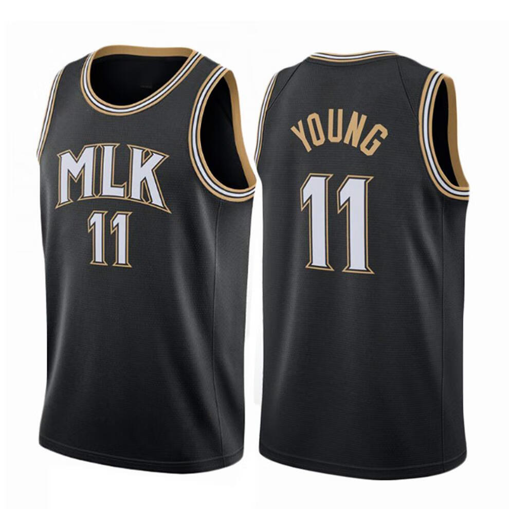 腾讯体育nba旗舰店同款亚特兰大老鹰队11号特雷杨球衣 trae young