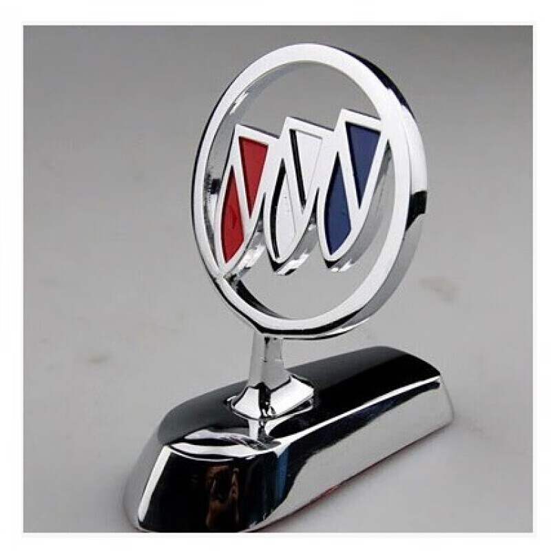 定制适用于别克立标金属英朗新君越新凯越老新君威车标改装标志机盖