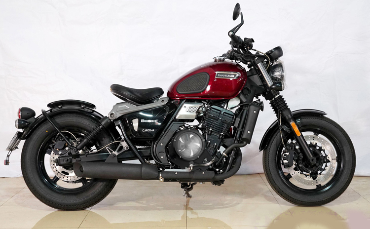 适用长江bobber400 650雷卡迪rx7摩托车改装透明离合盖发动机边盖 黑