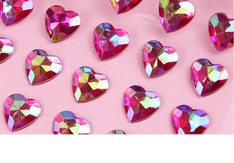 神孩子神孩子立体爱心钻石贴儿童素材水晶宝石贴画手机壳装饰手工舞台