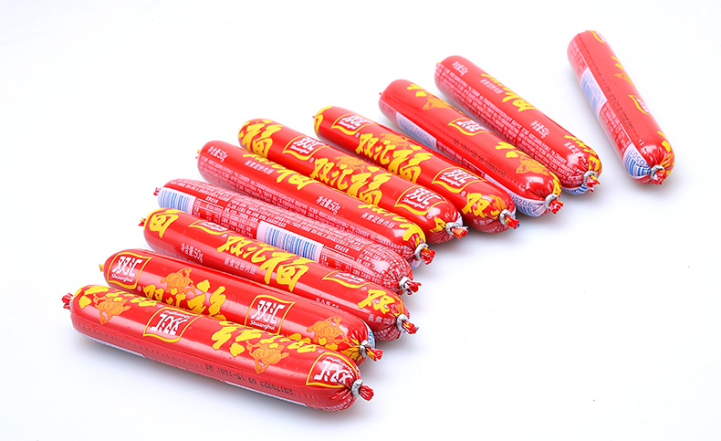 双汇火腿肠整箱50g50支双汇福淀粉烤肉肠烧烤肠香肠批发地摊油炸双汇