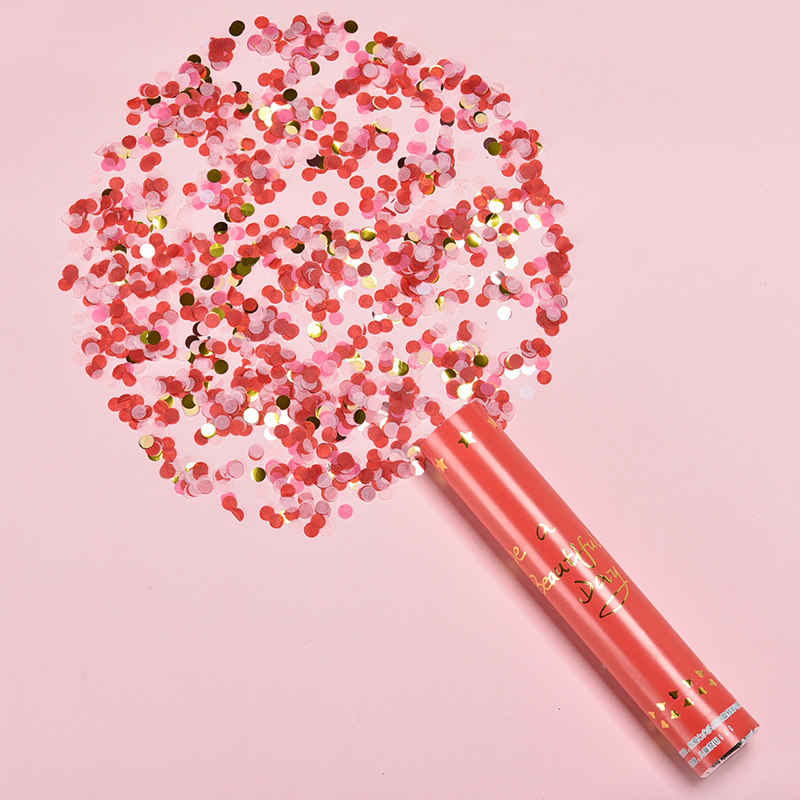 手持小礼炮 手持小拉花炮彩带生日香槟造型礼炮婚嫁庆典用品儿童玩具