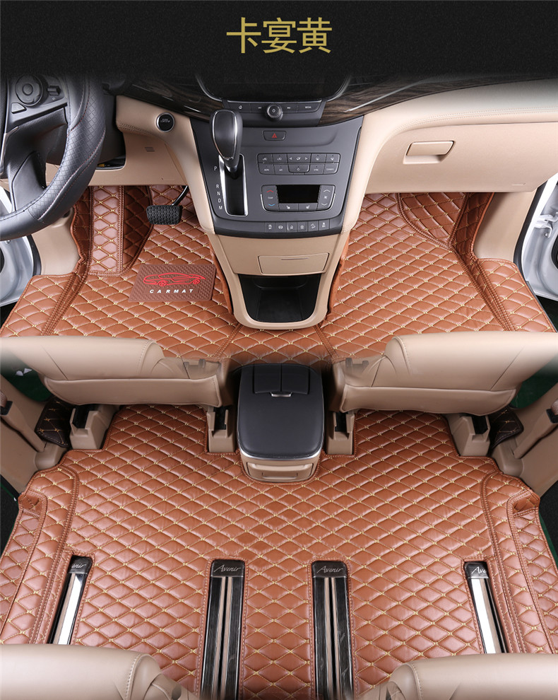 适用于博铭捷1721款别克gl8脚垫七座专用全包围脚垫新款gl8陆尊商务车