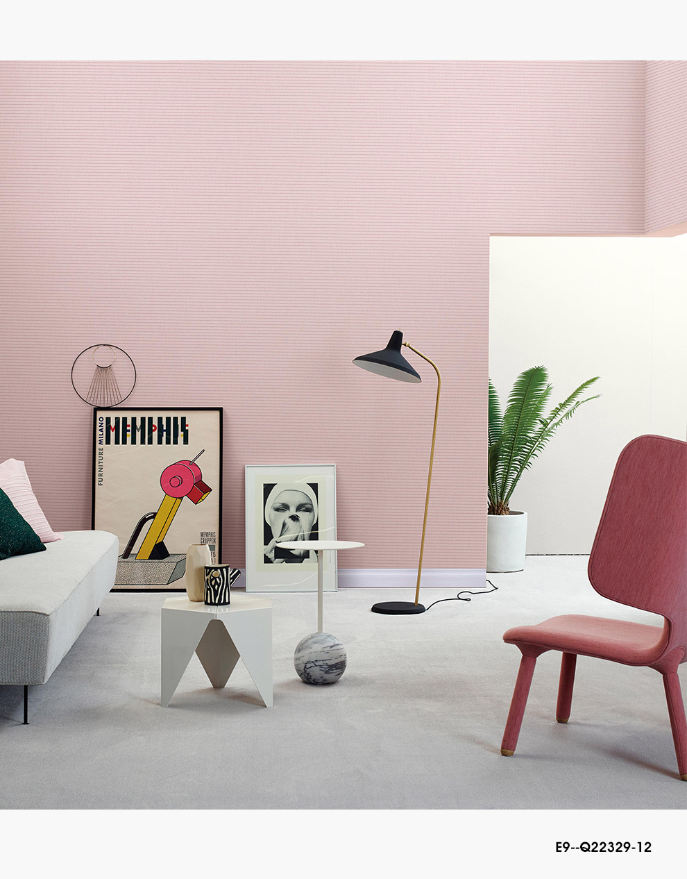 乐图美居letunome墙布定制无缝壁布环保整张定制电视墙沙发墙11e7q