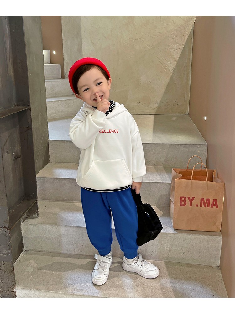 迪士尼商场同款小孩子穿的男童运动裤子秋装冬款婴儿童装小童宝宝卫