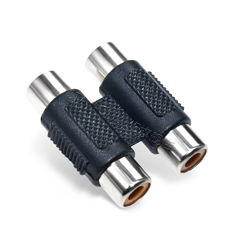 stayonlinerca莲花对接插头音视频母对母转接头公对公直通接头rca莲花