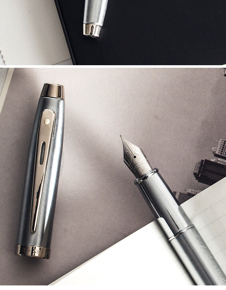 sheaffer犀飞利100钢笔男女书写练字墨水笔礼盒装学生用硬笔书法墨囊