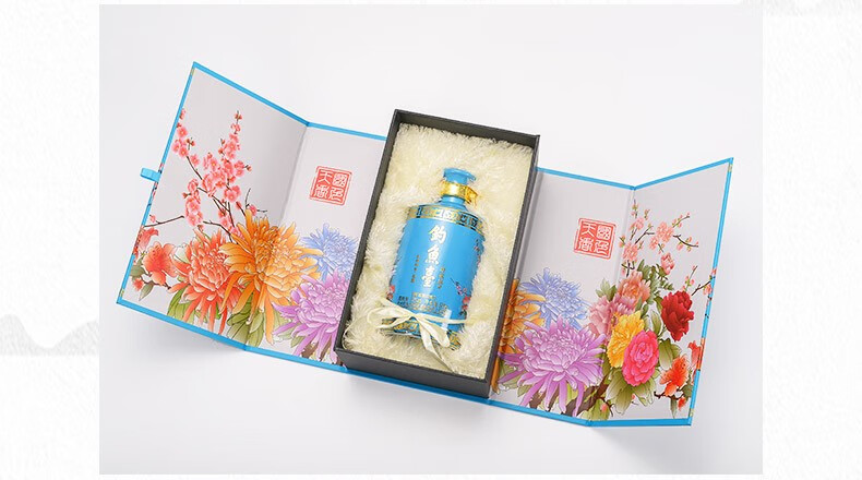 钓鱼台珍藏版酒(国色天香)贵州茅台镇酱香型53度白酒年货礼盒酒水礼品